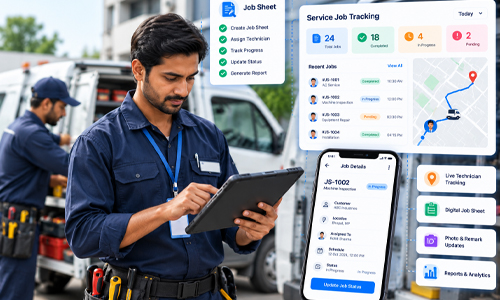 Job Sheet and Tracking Management System